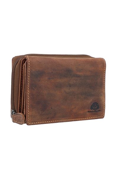 Greenburry Vintage wallet RFID leather 14 cm