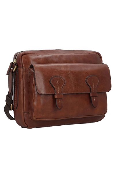 Fossil Greenville Aktentaschen Messenger Leder 32 cm Laptopfach