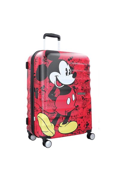 American Tourister DISNEY WAVEBREAKER   HARD SPINNER LUGGAGE  LARGE 77 CM  COMICS RED