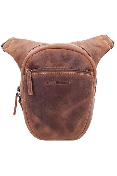 Greenburry Vintage Biker Gürteltasche Leder 20 cm