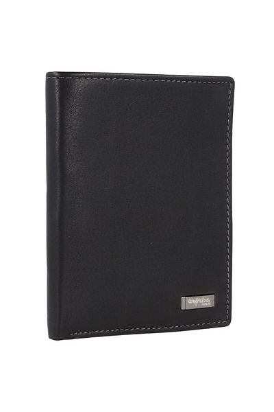 Greenland Nature Siyah Nappa Geldbörse RFID Led 9,5 cm