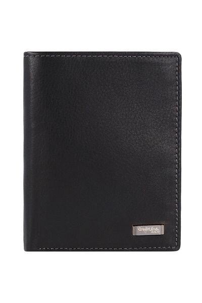 Greenland Nature Siyah Nappa Geldbörse RFID Led 9,5 cm