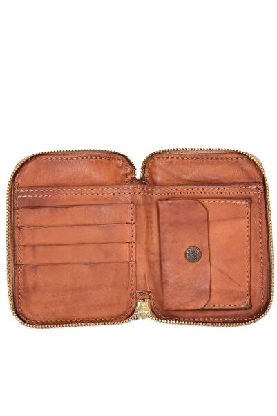 Campomaggi Sequoia wallet leather 10 cm
