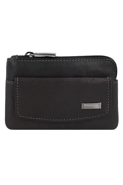 Greenland Nature Black Nappa Key Case RFID Leather 11.5 cm