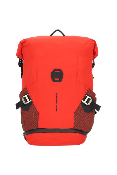 PIQUADRO , Piquadro, Nylon, Textile Backpack, Red, Laptop And Ipad Wallet Key Holder, Unisex