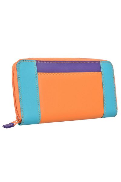 Mywalit Leder Geldbörse mit Reißverschluss II - 19 cm