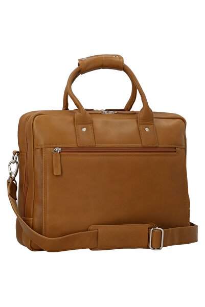 Dermata Aktentasche Leder 39 cm Laptopfach