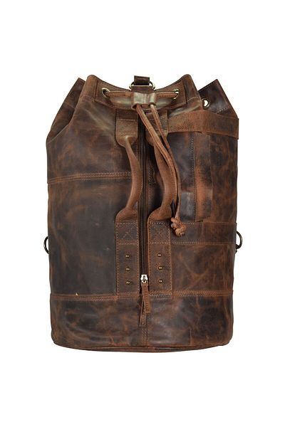Greenland Nature Classic Rucksack Seesack Leder 50 cm