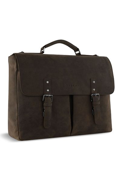 BUGATTI Luca 39 cm Leder Messenger - Facial Computer Fachaktentaschen