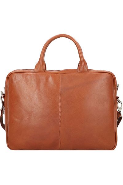Dermata Aktentasche Leder 39 cm Laptopfach