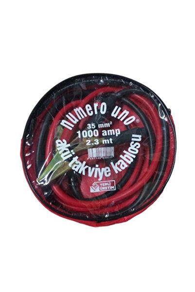 NUMEROUNO AKÜ TAKVİYE KABLO SETİ 2.3 metre 1000 Amper (35mm) Uyumlu