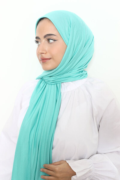 Mizge Scarf Penye Şal Mint