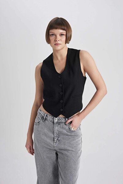 DeFacto Дамска жилетка - C2026ax/bk81