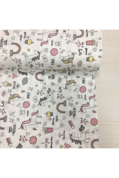 Renk Tekstil Desenli Doğal %100 Pamuklu Poplin Kumaş