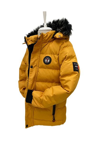 Asortik Kids Imported Full Filling Fiber Filling Fur Lined Water Resistant Boy's Puffer Jacket Coat