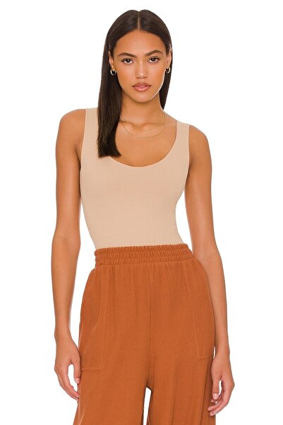 By Kul Design Γυναικείο μπεζ ζαρτιέρες με λαιμόκοψη σε σχήμα U