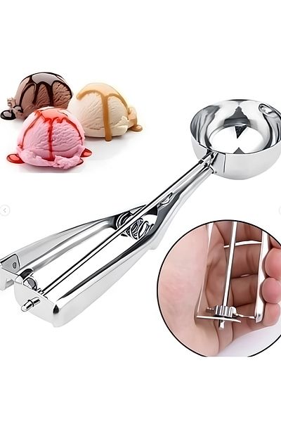 Birdoludukkan Metal Spring Ice Cream Spoon