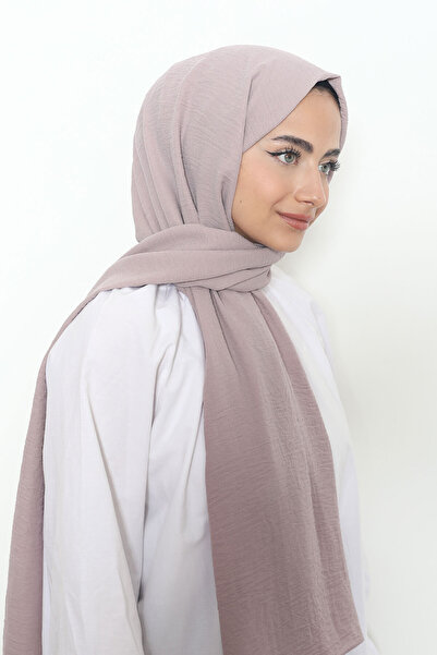 Mizge Scarf Pamuk Aerobin Şal Açık Lila