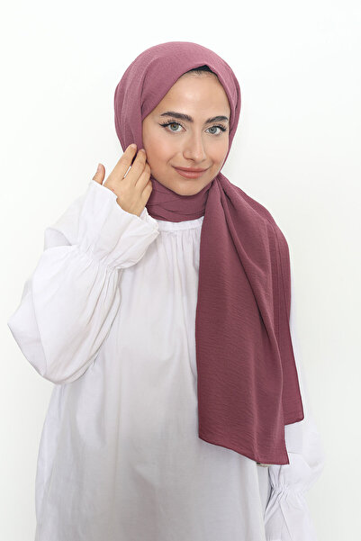 Mizge Scarf Pamuk Aerobin Şal Menekşe