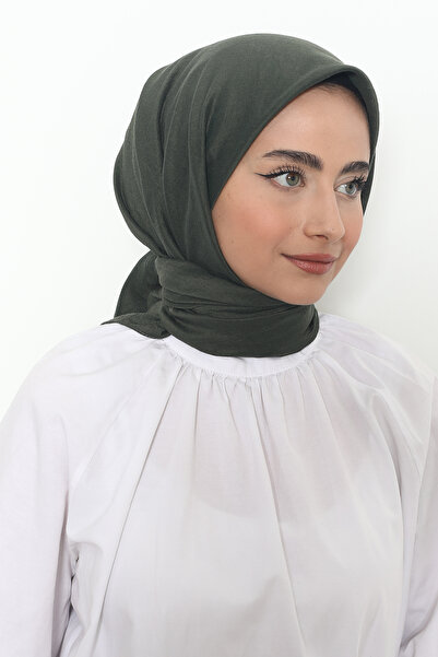 Mizge Scarf Pamuk Aerobin Eşarp Haki