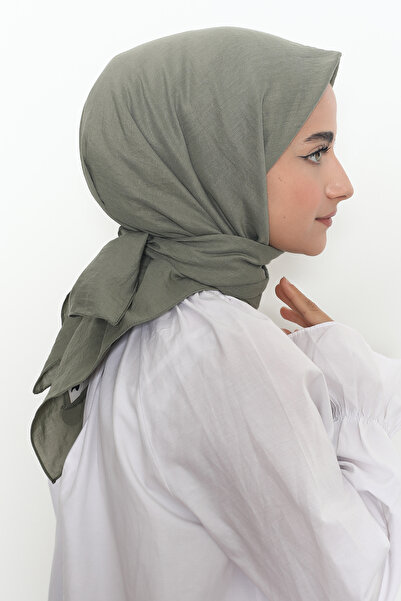 Mizge Scarf Pamuk Aerobin Eşarp Uçuk Yeşil