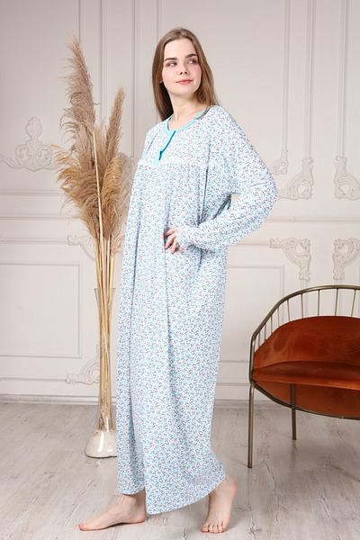 SEVA Mamă, Cămașă de noapte de spital Rochie de rugăciune lungă până la gleznă 140 cm Potrivire supradimensionată confortabilă