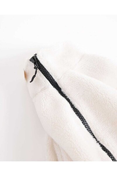 No Plan Мъжки голям плюшен пуловер с цип