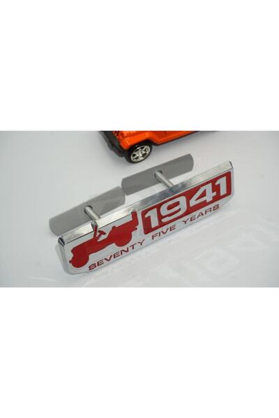 Jeep Dk Tuning 1941 Wrangler Cherokee Renegade Patriot Ön Panjur Vidalı Krom Metal Logo