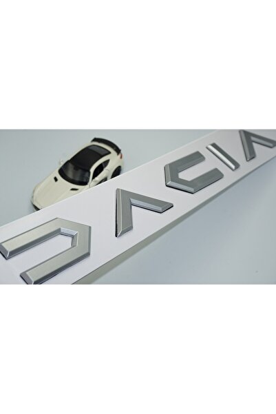 Genel Markalar Dacia Yeni Nesil Bagaj 3m 3d Gri Abs Yazı Logo