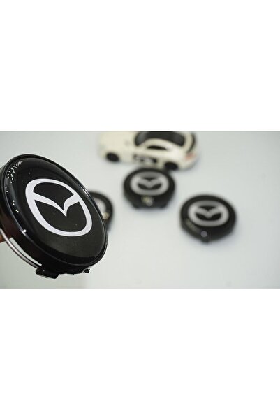 DK Tuning Mazda Jant Göbeği Siyah Kapak Seti 60mm