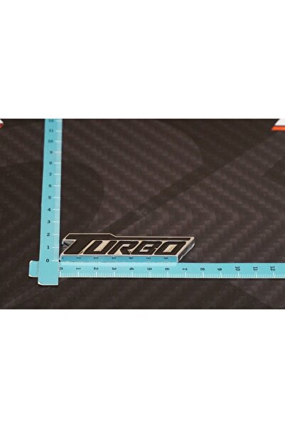 TURBO Dk Tuning Chevrolet Cruise 3m Krom Metal Bagaj Logo