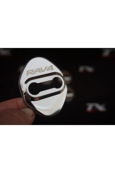 Genel Markalar Dk Tuning Toyota Rav4 Krom Metal 3m Kapı Kilidi Logo 4 Lü Set