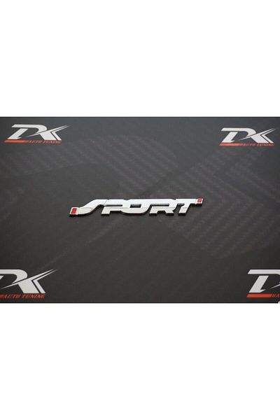 Sport Dk Tuning Ford Focus Mondeo Fiesta Kuga Μπαγκάζ 3m 3d Χρώμιο Μεταλλικό Λογότυπο Έμβλημα