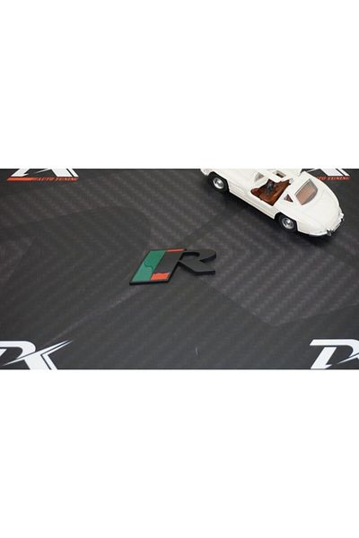 Jaguar Dk Tuning R Logo Metalic Crom pentru Portbagaj 3m 3d