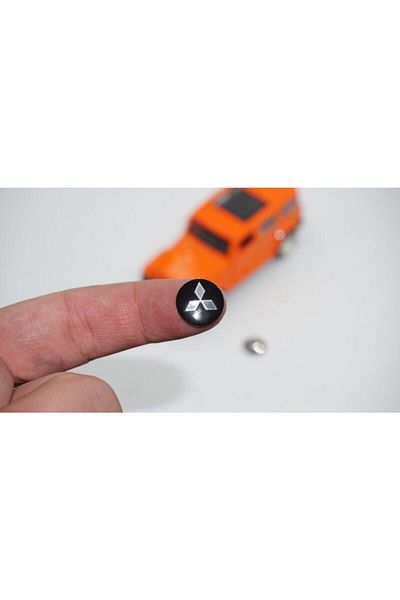 Mitsubishi Dk Tuning Auto Key 3m Metal Alloy Logo Set of 2