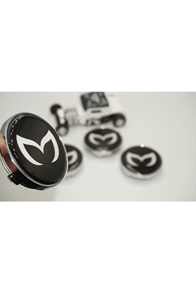 DK Tuning Mazda Batman Logo Jant Göbeği Kapak Seti 60mm
