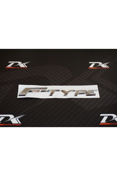 Jaguar Dk Tuning F-type 3m Chrome Luggage Lettering Logo