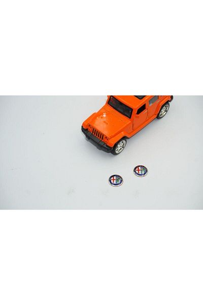 Alfa Romeo Genel Dk Tuning Alfa Romeo Auto Key 3m Logo din aliaj metalic Set de 2