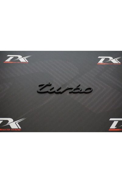 TURBO Dk Tuning Porsche Macan Panamera Cayenne 911 Luggage Logo