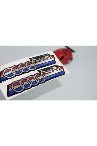 Audi Dk Tuning Logo Stickere pentru Aripa Fata cu Silicon Drop