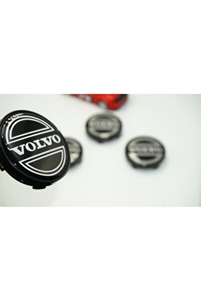 DK Tuning Volvo Jant Göbeği Kapak Seti 60mm Siyah Renk