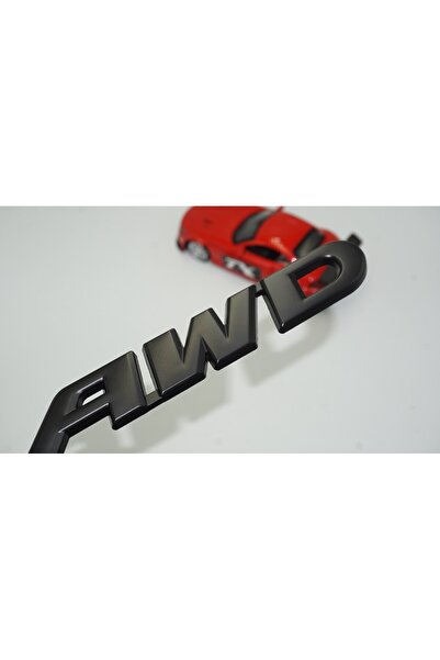 DK Tuning Dk Awd All Wheel Drive Luggage Black Metal 3m 3d Text Logo