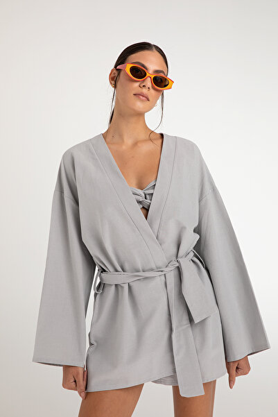 SHEISMONO Kimono de in Maia Gri