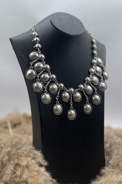 Vesaire Accessories 45 Adet Gümüş Kaplama Kolye