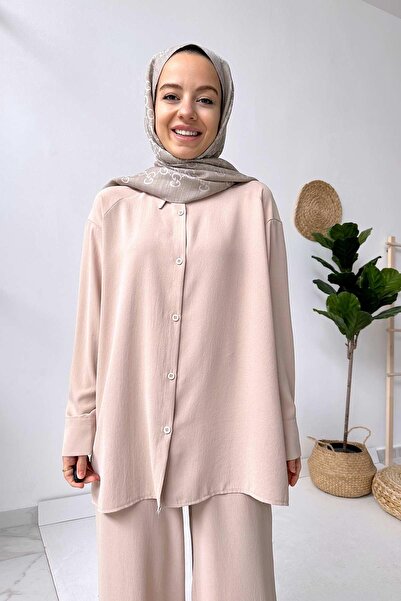 Ka Hijab Set de perle bej