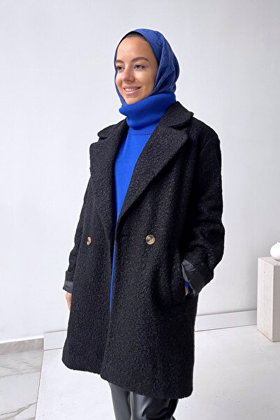 Ka Hijab Παλτό Teddy Hijab - Μαύρο