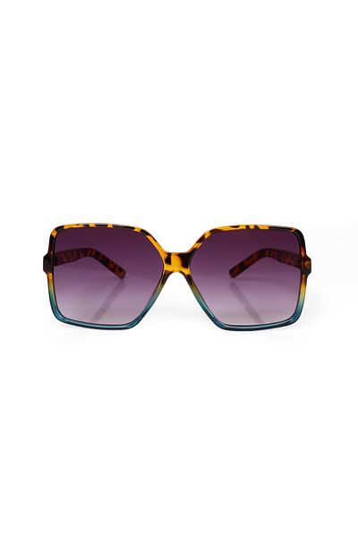 Angel Eyes Rectangular Leopard Framed Unisex Sunglasses Aeu-1932c5