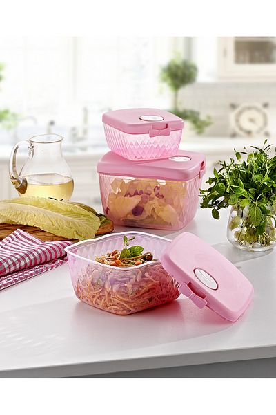Lorin Prism Triple Storage Container Vacuumed