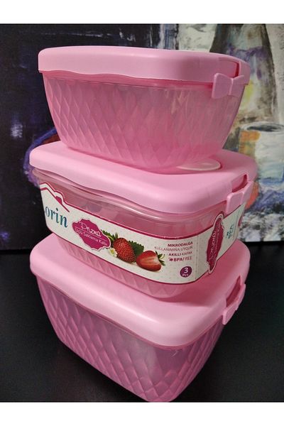 Lorin Prism Triple Storage Container Vacuumed