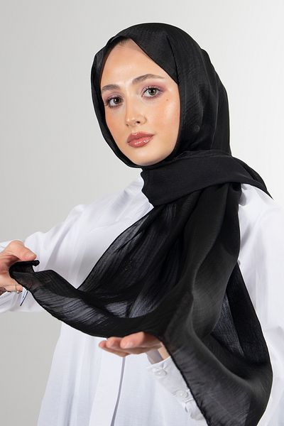 HAREM SCARF Μαύρο σάλι Janjan
